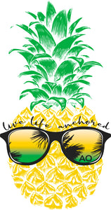 4" Pineapple Sticker