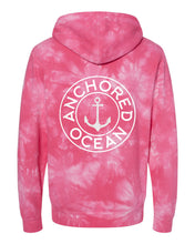 Load image into Gallery viewer, AO Circle Tie-Dye Hooded Fleece