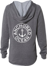Load image into Gallery viewer, AO Circle Women&#39;s Zip-Up Hoodie