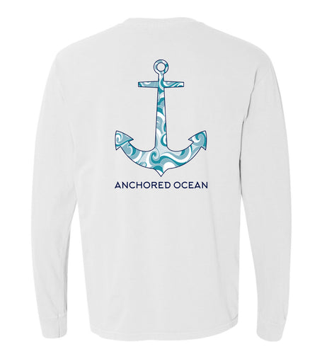 Anchor Waves Long Sleeve Tee